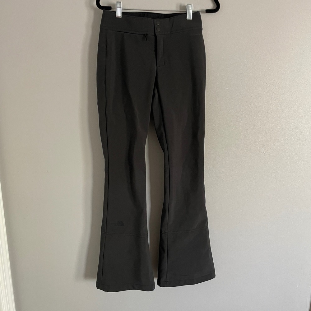 The North Face WindWall Softshell Ski Snowboard Pants Women Black Flare XS Snow